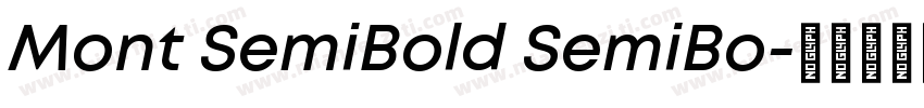Mont SemiBold SemiBo字体转换